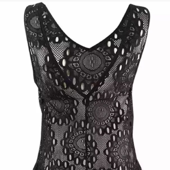MIKEN Lace Drop Waist Swimsuit Cover Up - Picture 5 of 7